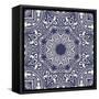 Mandala: Indian Decorative Pattern-Katyau-Framed Stretched Canvas