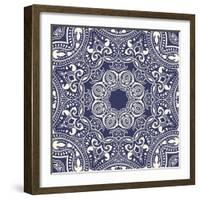 Mandala: Indian Decorative Pattern-Katyau-Framed Art Print