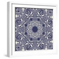 Mandala: Indian Decorative Pattern-Katyau-Framed Art Print