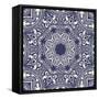 Mandala: Indian Decorative Pattern-Katyau-Framed Stretched Canvas