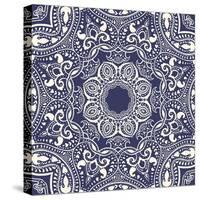 Mandala: Indian Decorative Pattern-Katyau-Stretched Canvas