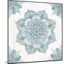 Mandala Morning V Blue and Gray-Anne Tavoletti-Mounted Art Print