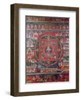 Mandala of Amoghapasa-null-Framed Giclee Print