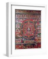 Mandala of Amoghapasa-null-Framed Giclee Print