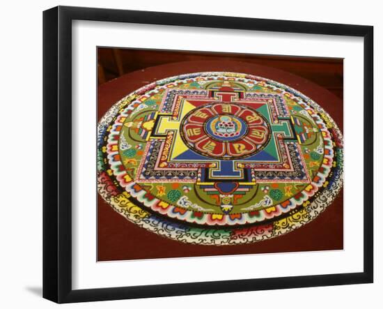 Mandala of Compassion, Paris, Ile De France, France, Europe-Godong-Framed Photographic Print