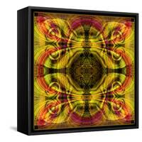 Mandala of Day and Night-Alaya Gadeh-Framed Stretched Canvas