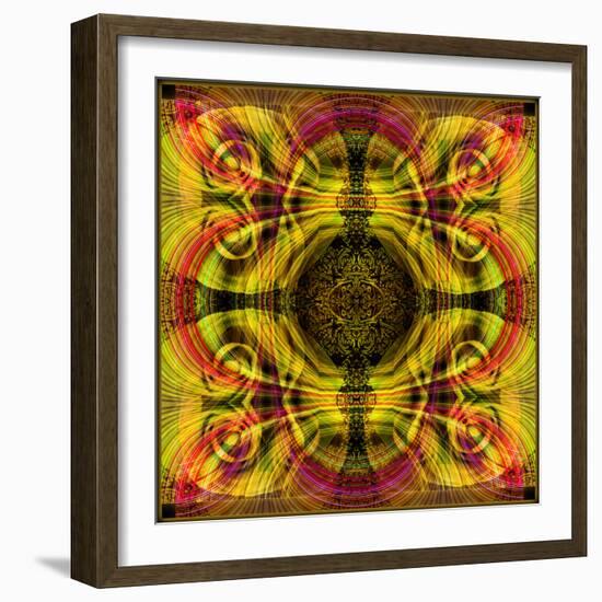 Mandala of Day and Night-Alaya Gadeh-Framed Photographic Print