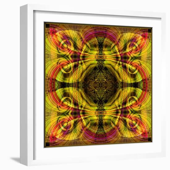 Mandala of Day and Night-Alaya Gadeh-Framed Photographic Print