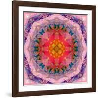 Mandala of Flower Photographies-Alaya Gadeh-Framed Photographic Print