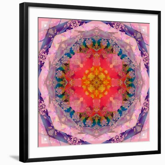 Mandala of Flower Photographies-Alaya Gadeh-Framed Photographic Print