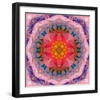 Mandala of Flower Photographies-Alaya Gadeh-Framed Photographic Print