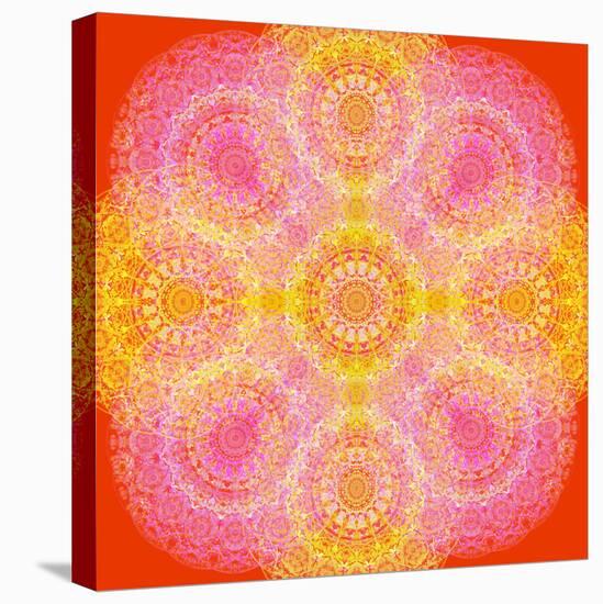 Mandala of Flower Photographies-Alaya Gadeh-Stretched Canvas