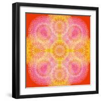 Mandala of Flower Photographies-Alaya Gadeh-Framed Photographic Print