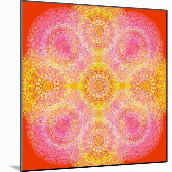 Mandala of Flower Photographies-Alaya Gadeh-Mounted Photographic Print