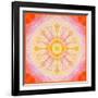 Mandala of Flower Photographies-Alaya Gadeh-Framed Photographic Print