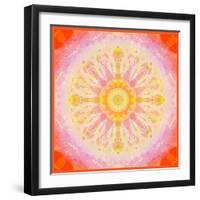 Mandala of Flower Photographies-Alaya Gadeh-Framed Photographic Print