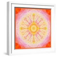 Mandala of Flower Photographies-Alaya Gadeh-Framed Photographic Print