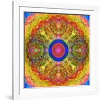 Mandala of Flower Photographies-Alaya Gadeh-Framed Photographic Print