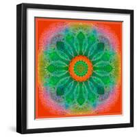 Mandala of Flower Photographies-Alaya Gadeh-Framed Photographic Print