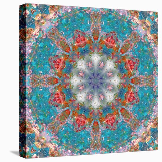 Mandala of Flower Photographies-Alaya Gadeh-Stretched Canvas