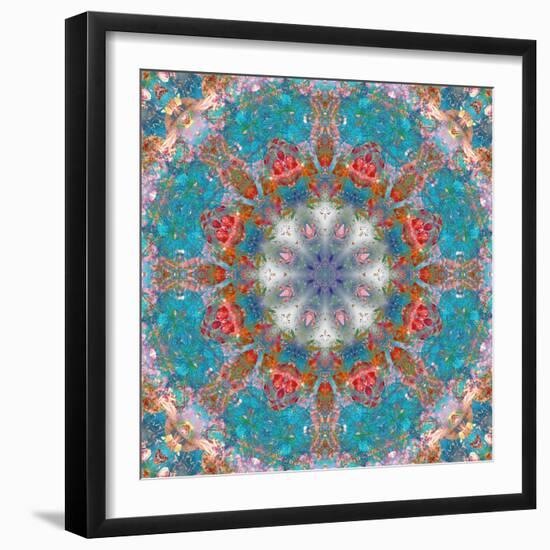 Mandala of Flower Photographies-Alaya Gadeh-Framed Photographic Print