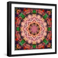 Mandala of Flower Photographies-Alaya Gadeh-Framed Photographic Print