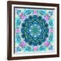 Mandala of Flower Photographies-Alaya Gadeh-Framed Photographic Print