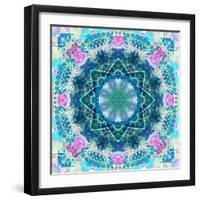 Mandala of Flower Photographies-Alaya Gadeh-Framed Photographic Print