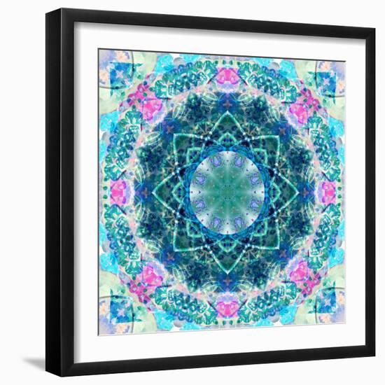 Mandala of Flower Photographies-Alaya Gadeh-Framed Photographic Print