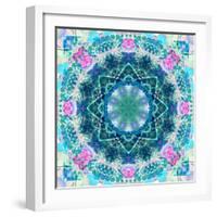 Mandala of Flower Photographies-Alaya Gadeh-Framed Photographic Print