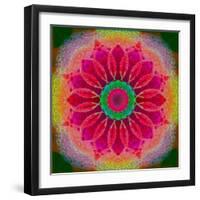 Mandala of Flower Photographies-Alaya Gadeh-Framed Photographic Print