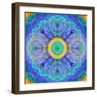 Mandala of Flower Photographies-Alaya Gadeh-Framed Photographic Print