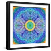 Mandala of Flower Photographies-Alaya Gadeh-Framed Photographic Print