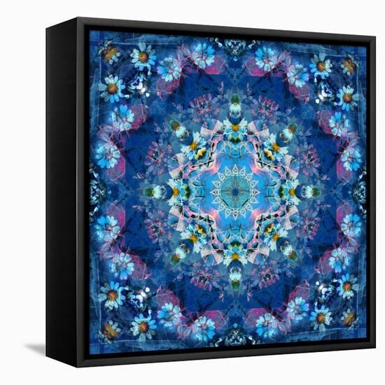 Mandala of Flower Photographies-Alaya Gadeh-Framed Stretched Canvas