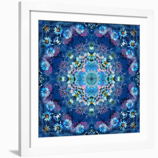 Mandala of Flower Photographies-Alaya Gadeh-Framed Photographic Print