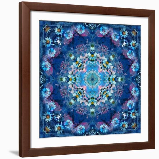 Mandala of Flower Photographies-Alaya Gadeh-Framed Photographic Print