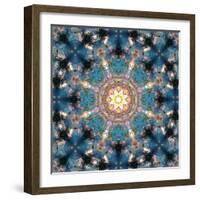 Mandala of Flower Photographies-Alaya Gadeh-Framed Photographic Print