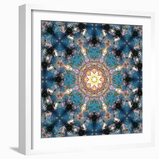 Mandala of Flower Photographies-Alaya Gadeh-Framed Photographic Print