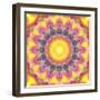 Mandala of Flower Photographies-Alaya Gadeh-Framed Photographic Print