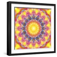 Mandala of Flower Photographies-Alaya Gadeh-Framed Photographic Print