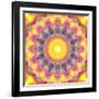 Mandala of Flower Photographies-Alaya Gadeh-Framed Photographic Print