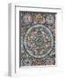 Mandala on a Tibetan Thangka, Bhaktapur, Nepal, Asia-Godong-Framed Photographic Print