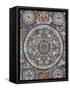 Mandala on a Tibetan Thangka, Bhaktapur, Nepal, Asia-Godong-Framed Stretched Canvas