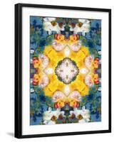 Mandala Ornament from Flower Photographs-Alaya Gadeh-Framed Photographic Print