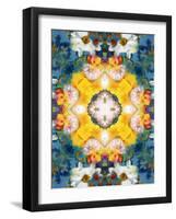 Mandala Ornament from Flower Photographs-Alaya Gadeh-Framed Photographic Print