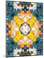 Mandala Ornament from Flower Photographs-Alaya Gadeh-Mounted Photographic Print