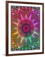 Mandala Ornament from Flower Photographs-Alaya Gadeh-Framed Photographic Print