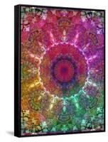 Mandala Ornament from Flower Photographs-Alaya Gadeh-Framed Stretched Canvas