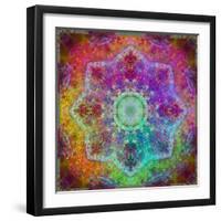 Mandala Ornament from Flower Photographs-Alaya Gadeh-Framed Photographic Print