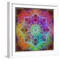 Mandala Ornament from Flower Photographs-Alaya Gadeh-Framed Photographic Print